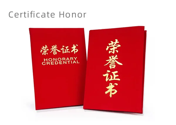 Rigid certificate presentation folder
