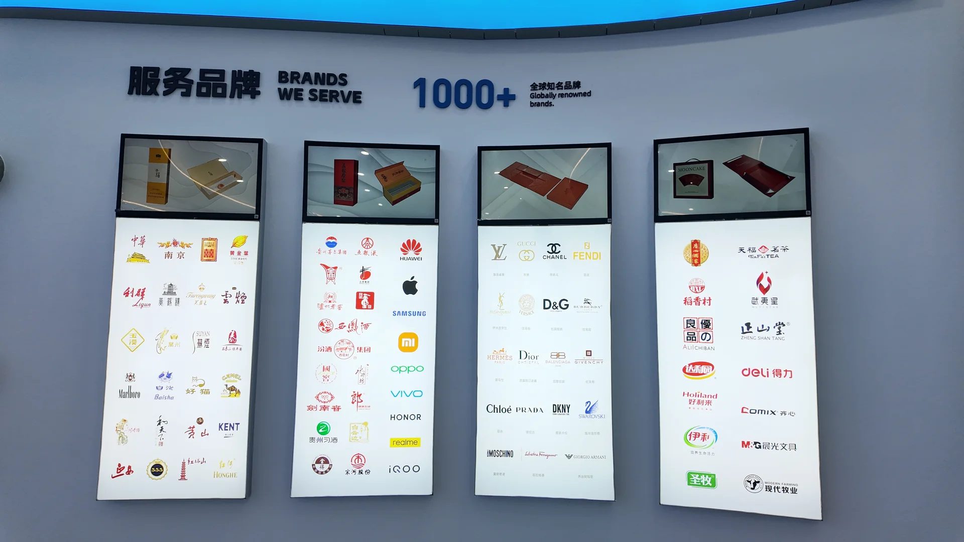 HORDA showroom and company history display 3
