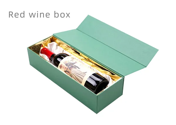 Wine rigid gift box detail